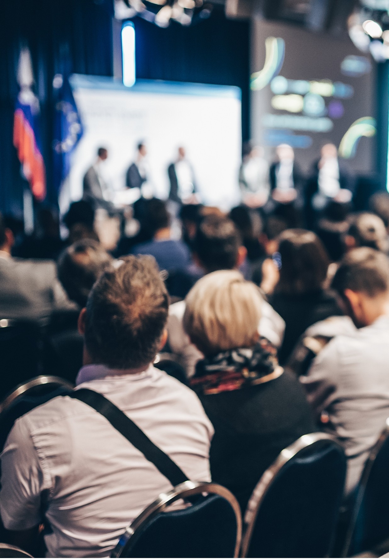 Delegates attending an international conference